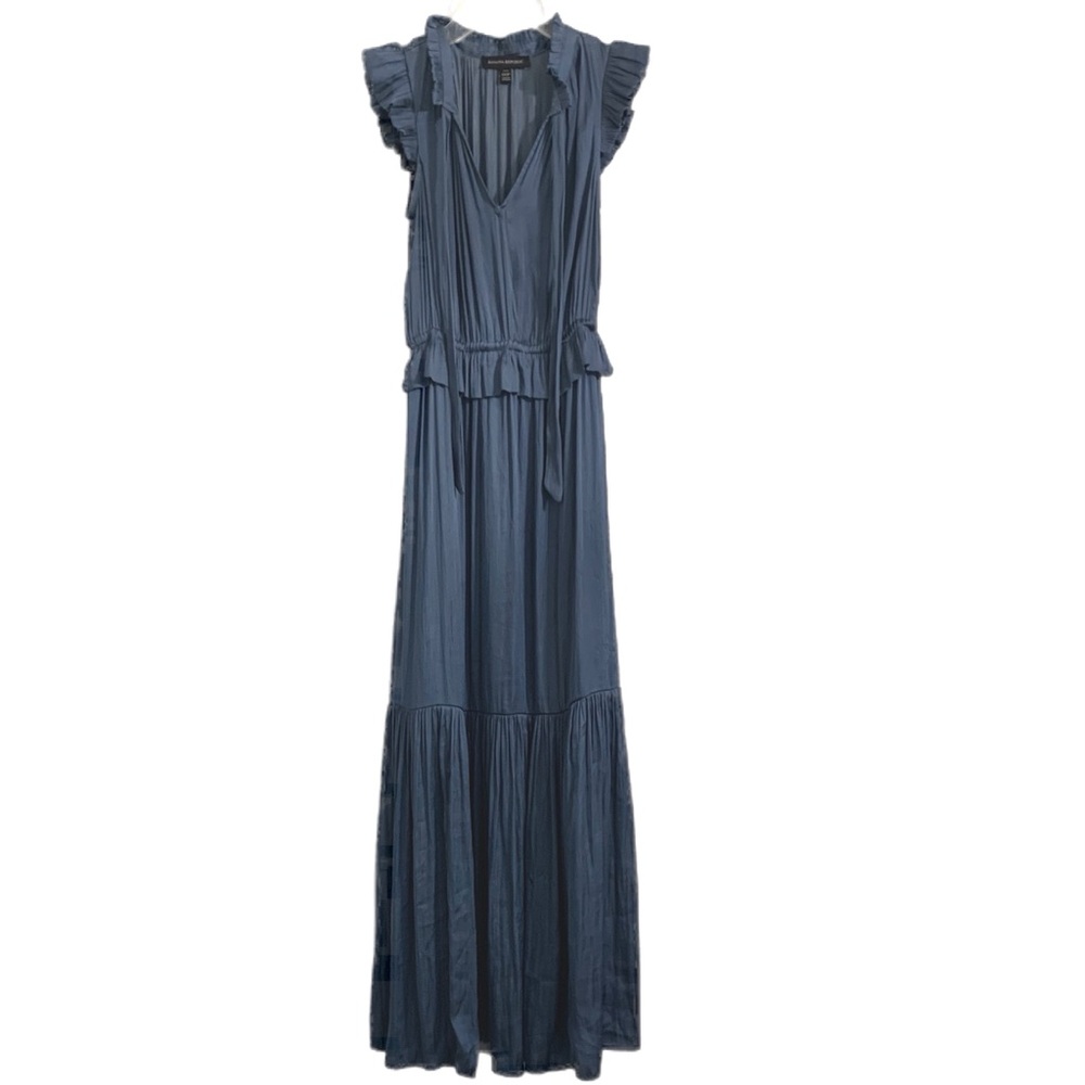 Elegant Blue Maxi Dress